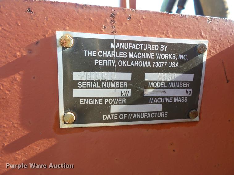 image for item DX9519 1996 Ditch Witch 8020T vibratory cable plow