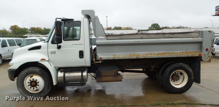 image for item DZ9455 2004 International 4300 dump truck