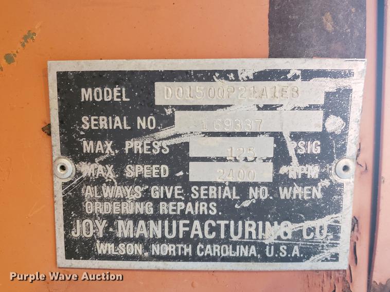 image for item EF9963 Joy D0150ZQ21A1EB air compressor