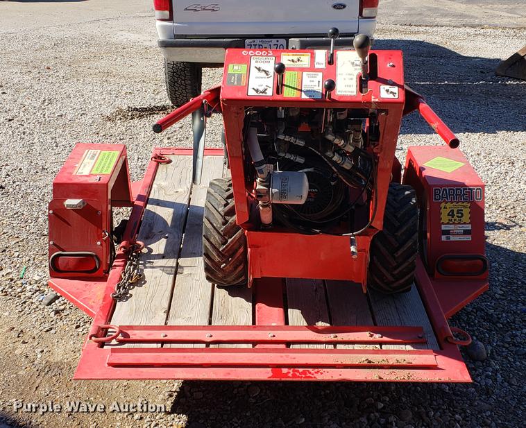 image for item EF9965 2012 Barreto trencher with trailer