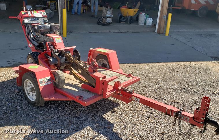 image for item EF9965 2012 Barreto trencher with trailer