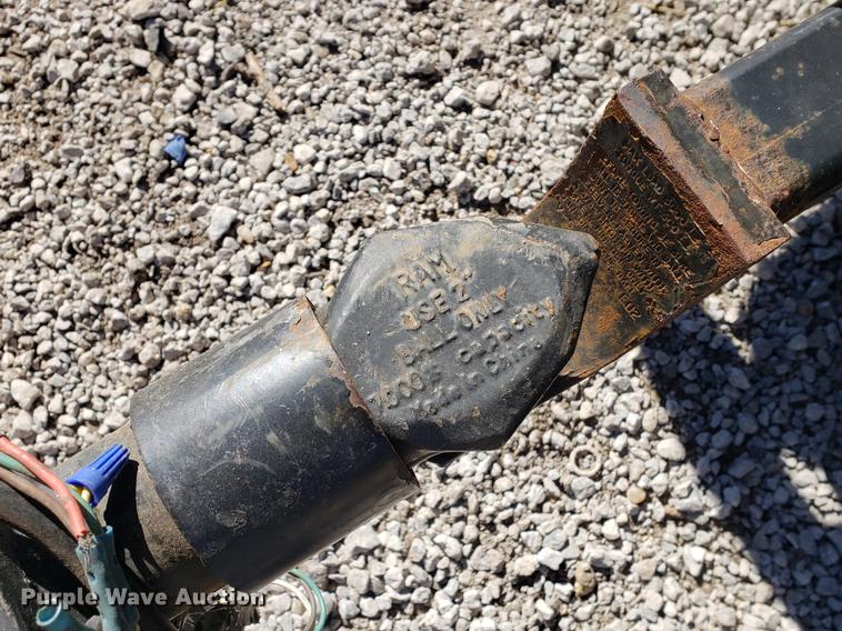 image for item EF9965 2012 Barreto trencher with trailer