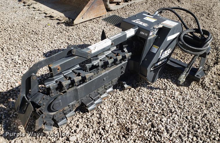 image for item EF9966 Lowe XRH35 skid steer trencher