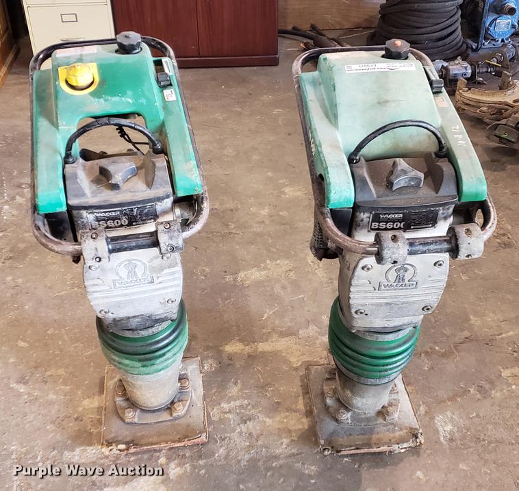 image for item EF9971 (2) Wacker BS600 compactors