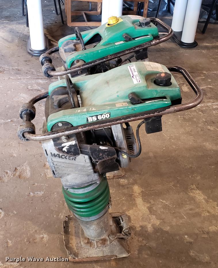 image for item EF9971 (2) Wacker BS600 compactors