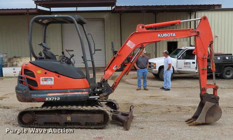 image for item EI9991 2006 Kubota KX71-3 mini excavator