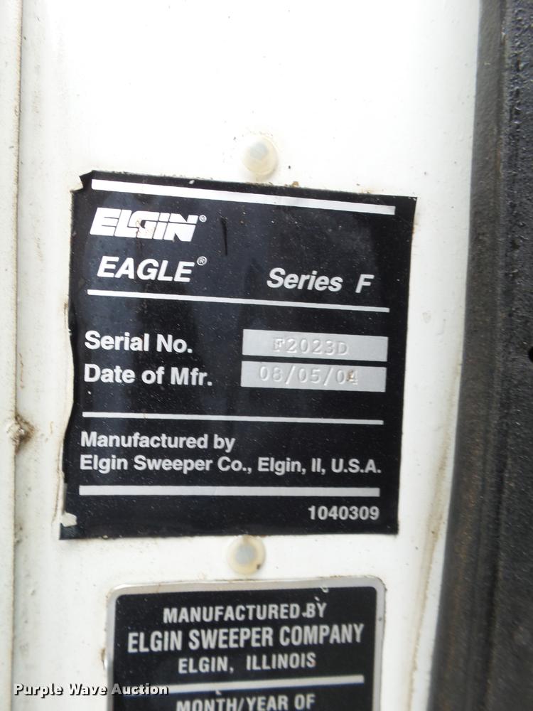 image for item EN9630 2005 Elgin Eagle Series F street sweeper