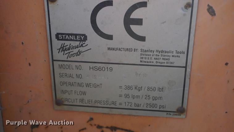 image for item EU9134 Stanley HS-6000 compactor