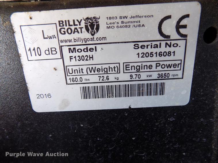 image for item FQ9019 Billy Goat Force F1302H blower