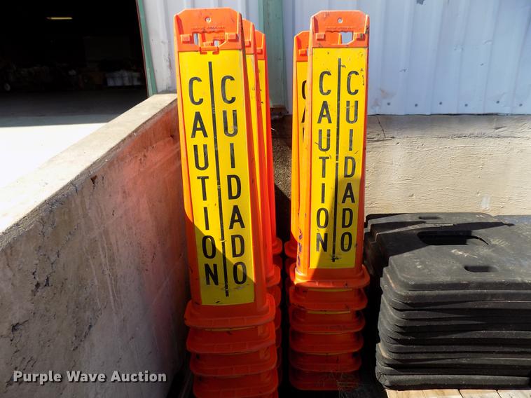 image for item FQ9033 (30) safety flag stands