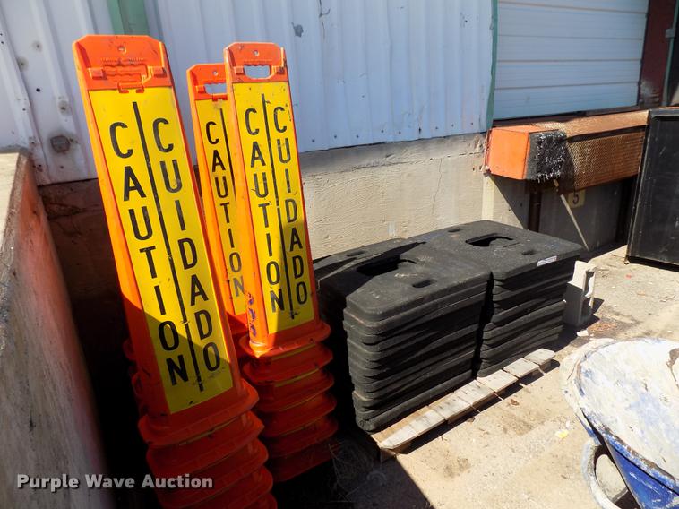 image for item FQ9033 (30) safety flag stands