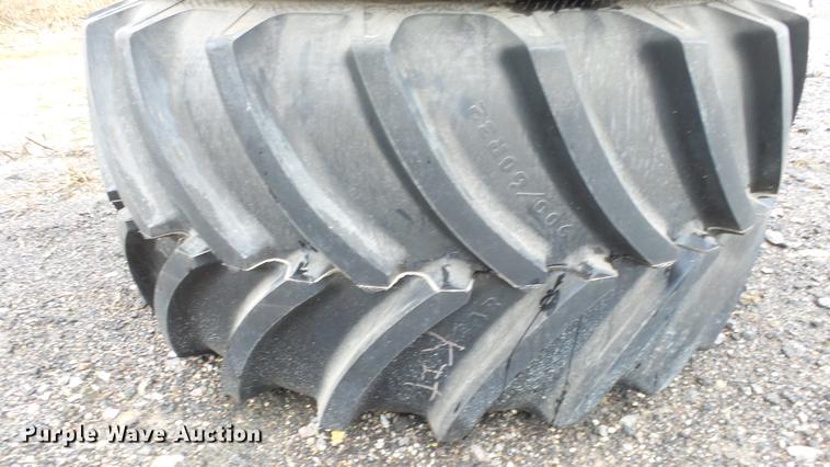 image for item AM9044 (2) Goodyear Optitrac 900/60R32 tires and wheels