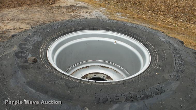 image for item AM9044 (2) Goodyear Optitrac 900/60R32 tires and wheels