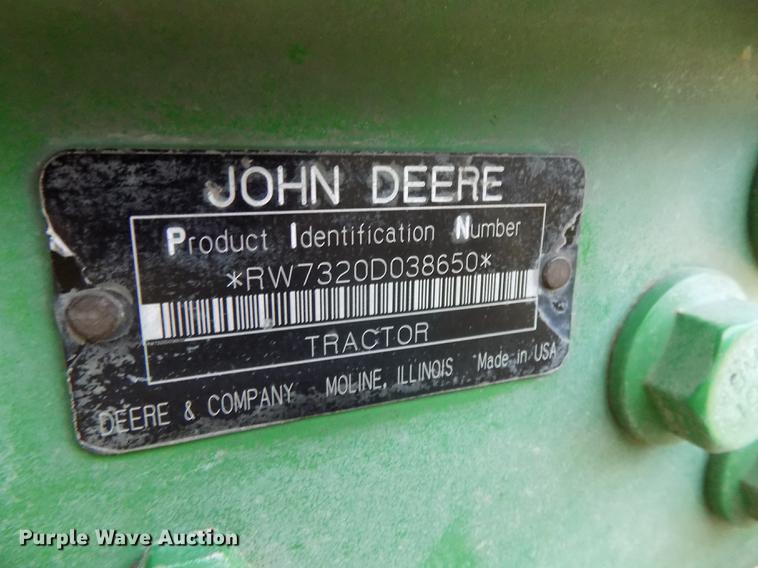 image for item DB8514 2005 John Deere 7320 MFWD tractor