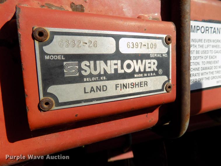 image for item DB8521 Sunflower 6332-26 mulch finisher