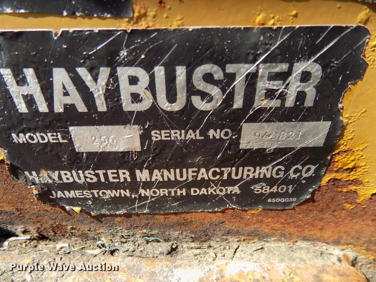 image for item DB8526 D-W hay hauler with Haybuster 256 bale processor