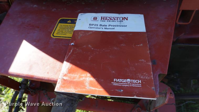 image for item DD6653 Hesston BP25 bale processor