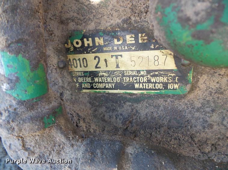 image for item DF2809 1963 John Deere 4010 tractor