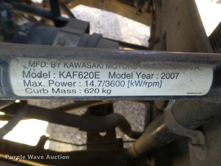 image for item DX9551 2007 Kawasaki Mule 3010 utility vehicle