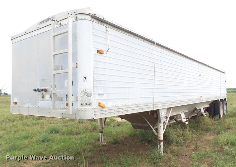 image for item EI9673 1998 Timpte double hopper bottom grain trailer