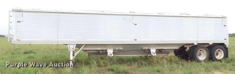 image for item EI9673 1998 Timpte double hopper bottom grain trailer