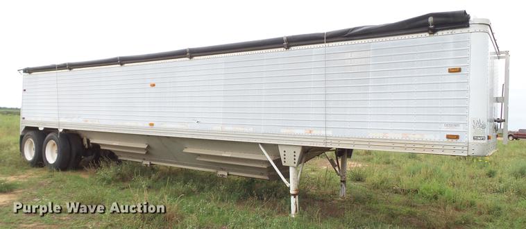 image for item EI9673 1998 Timpte double hopper bottom grain trailer