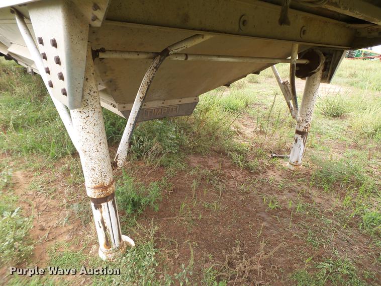 image for item EI9673 1998 Timpte double hopper bottom grain trailer