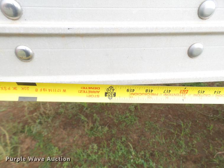 image for item EI9673 1998 Timpte double hopper bottom grain trailer