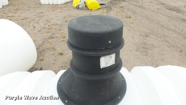 image for item FQ9457 Norwesco low profile poly cistern tank and riser