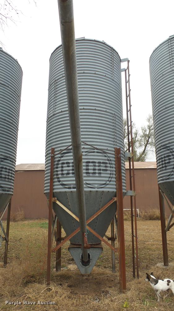 image for item FQ9499 (3) bottom hopper bins