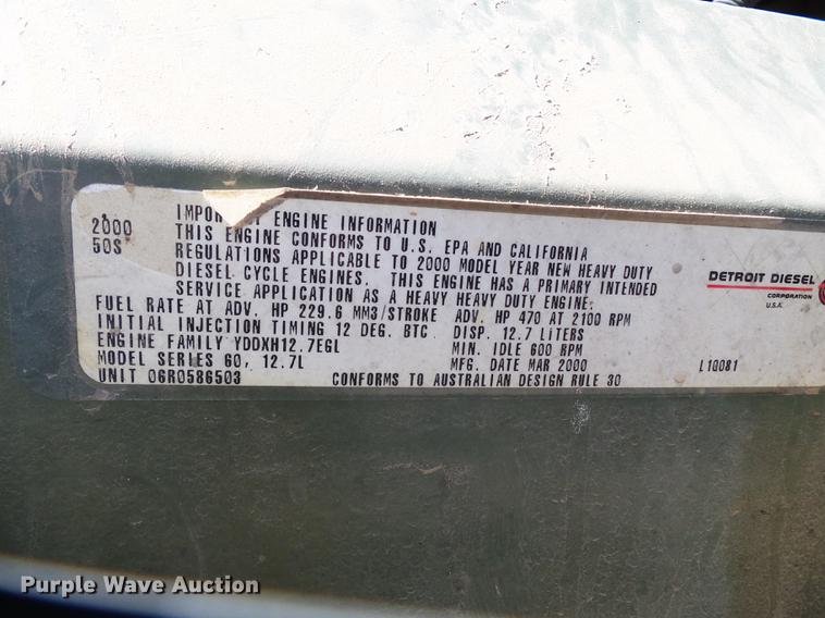 image for item DB7002 2001 Freightliner Century Class fertilizer tender truck