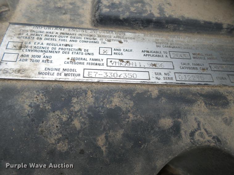 image for item DB7046 2001 Mack CX613 fertilizer tender truck