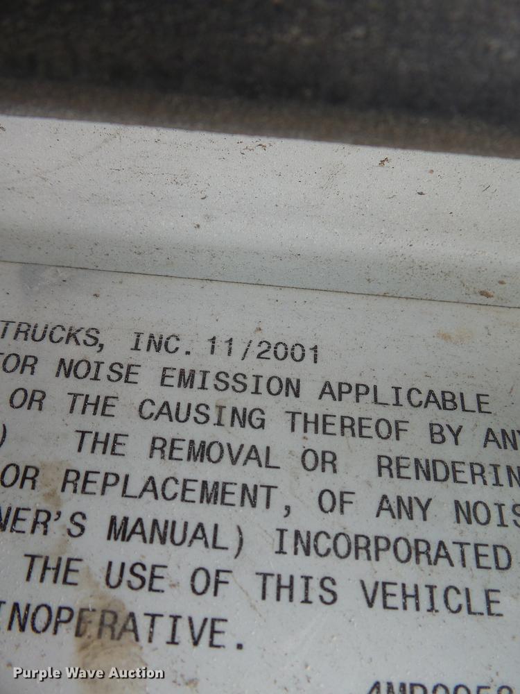 image for item DB7047 2002 Mack CX613 fertilizer tender truck