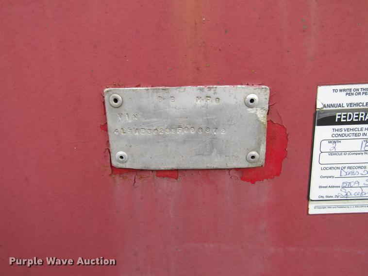 image for item DD4387 2005 B-B tender trailer