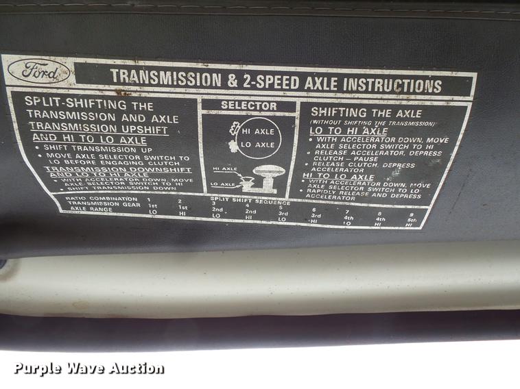 image for item FT9868 1984 Ford 8000 flatbed truck