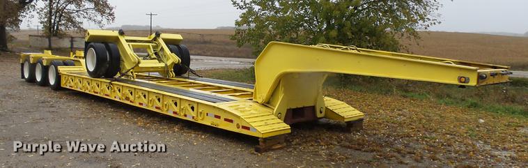 image for item DA3587 1995 Entyre lowboy equipment trailer