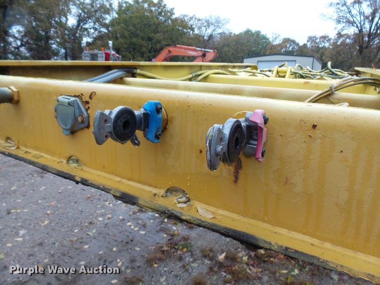 image for item DA3587 1995 Entyre lowboy equipment trailer