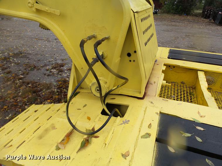 image for item DA3587 1995 Entyre lowboy equipment trailer