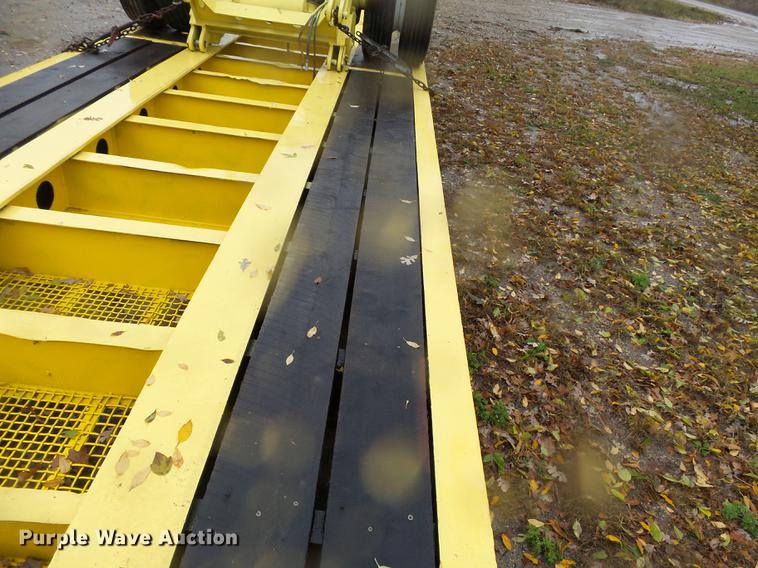 image for item DA3587 1995 Entyre lowboy equipment trailer