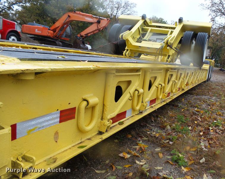 image for item DA3587 1995 Entyre lowboy equipment trailer