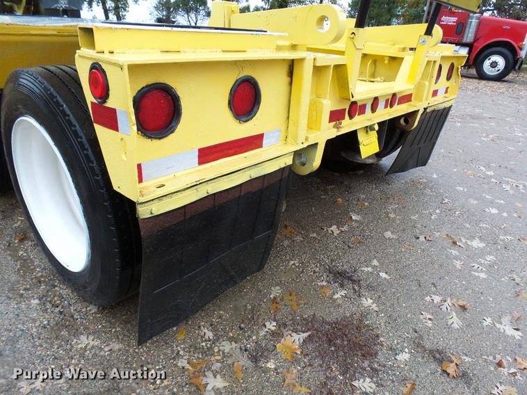 image for item DA3587 1995 Entyre lowboy equipment trailer