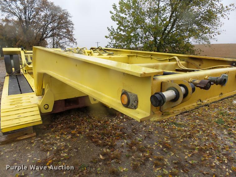 image for item DA3587 1995 Entyre lowboy equipment trailer