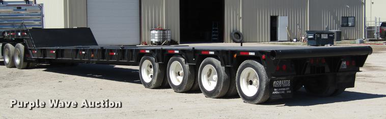 image for item DC7899 2007 Neville DD53 drop deck oilfield trailer