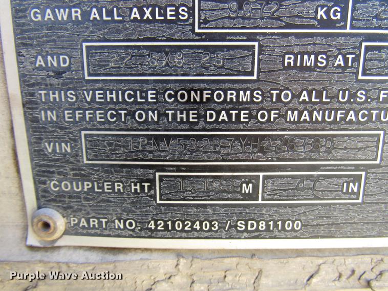 image for item DD3743 2000 Great Dane 7311TP-SA dry van trailer