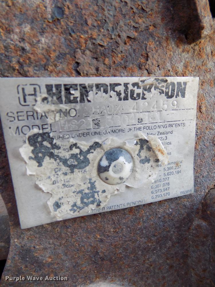 image for item DZ9587 Hendrickson steerable pusher axle