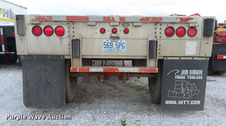 image for item EI9981 1996 Wilson CF-900 flatbed trailer