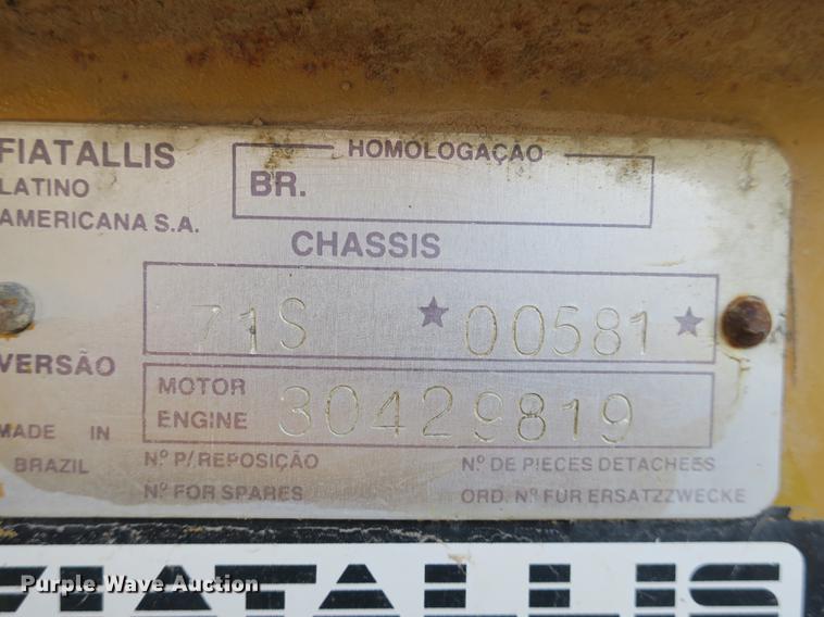 image for item DB8955 1995 Fiat-Allis FG85A Series B motor grader