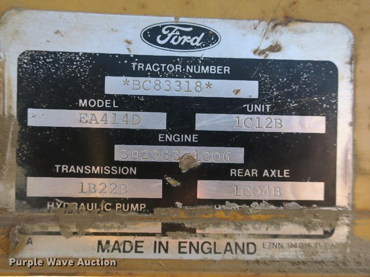 image for item DB8959 Ford 6610 tractor