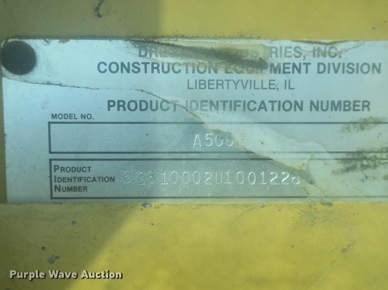 image for item DB8960 1987 Dresser A500E motor grader