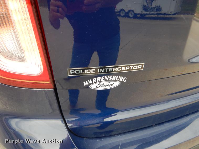 image for item DB9338 2014 Ford Explorer Police Interceptor SUV